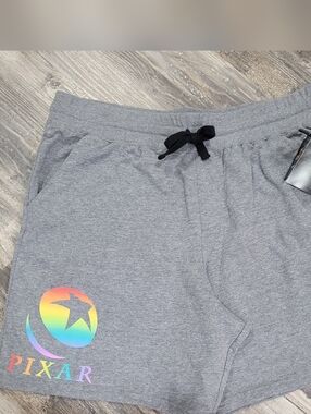 Disney Parks Pixar Rainbow Pride Collection Shorts XL NEW